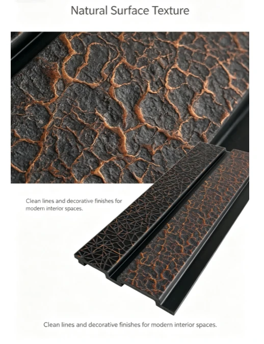 Antique Crack Texture PS Fluted Wall Panel best